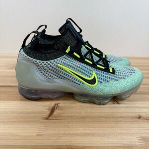 Nike Air Vapormax 2021 Flyknit NN youth 5Y women’s 6.5 sneakers Volt Photo Blue